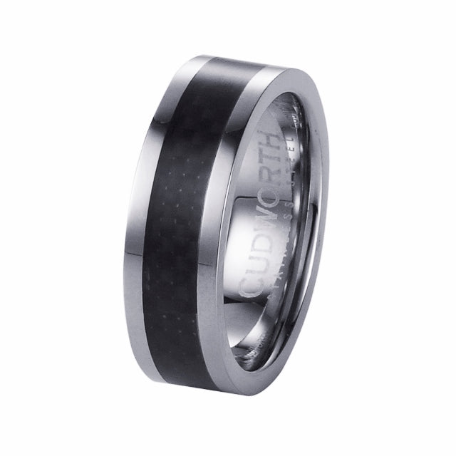 Stainless Steel/Carbon Fibre Ring