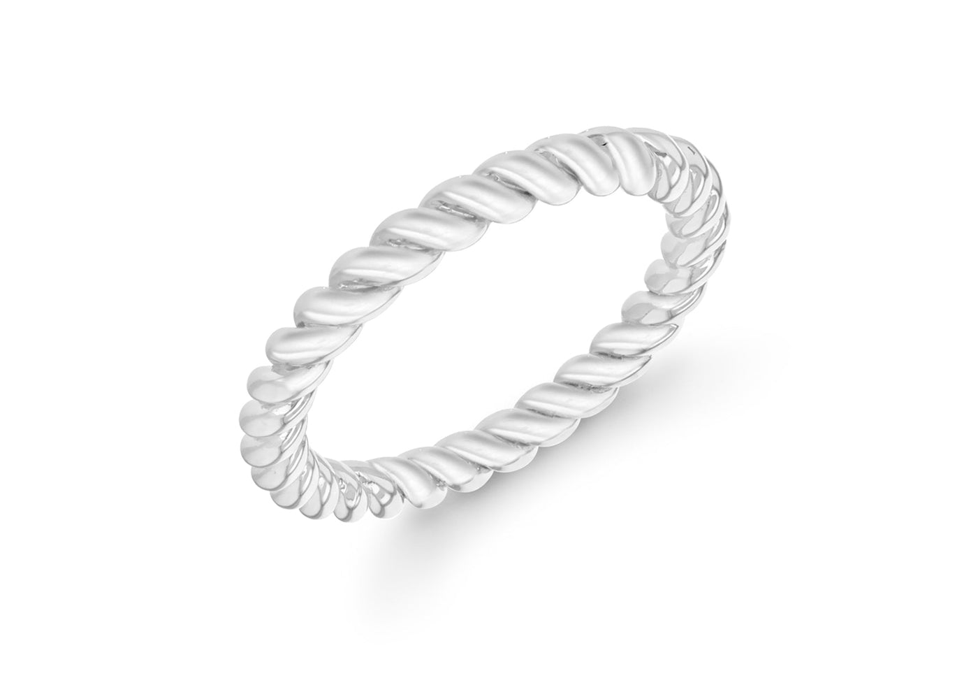 Sterling Silver Twist Band
